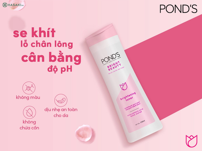 Nước Hoa Hồng Pond's Bright Beauty Brightening Toner