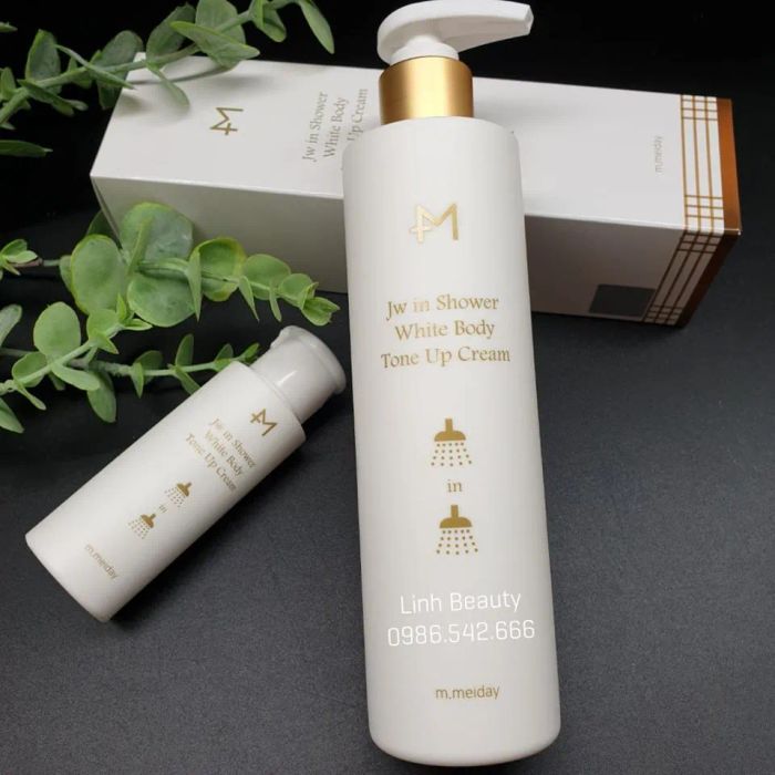 Hình ảnh kem tắm trắng JW In Shower White Body Tone Up Cream 1