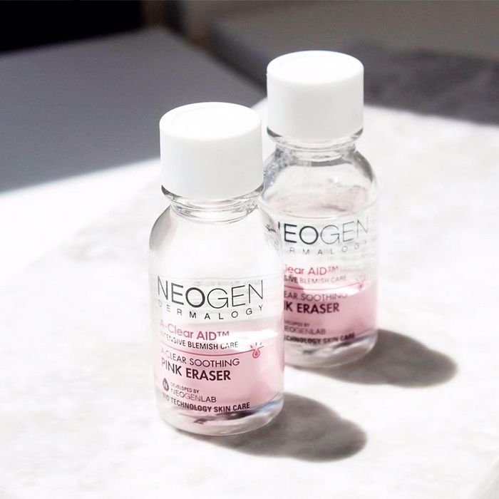 Hình ảnh minh họa hiệu quả Neogen Pink Eraser trên các loại mụn