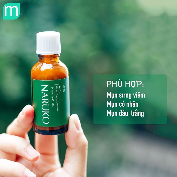 Hình ảnh thực tế Naruko Tea Tree Precious - Tinh chất chấm mụn 2 lớp đột phá