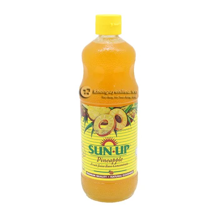 Hình ảnh chai nước ép dứa cô đặc Sun-Up