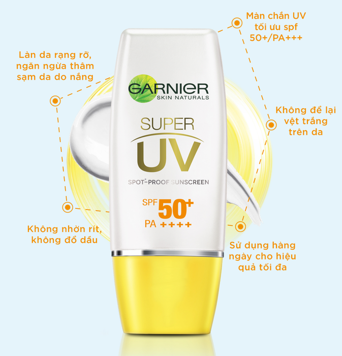 Kem Chống Nắng Garnier Làm Sáng Da Tự Nhiên 