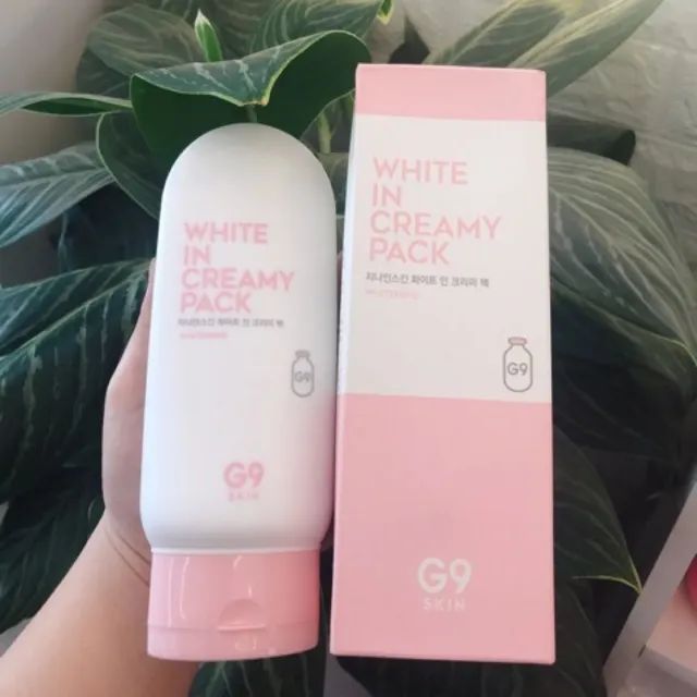 Hình ảnh kem tắm trắng G9 Skin White In Creamy Pack Hàn Quốc 2