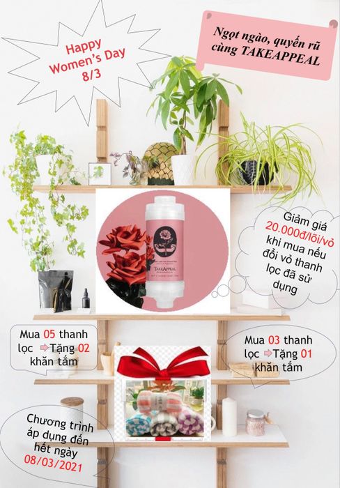 Ảnh chương trình khuyến mãi 8/3 từ TakeAppeal - ảnh 1