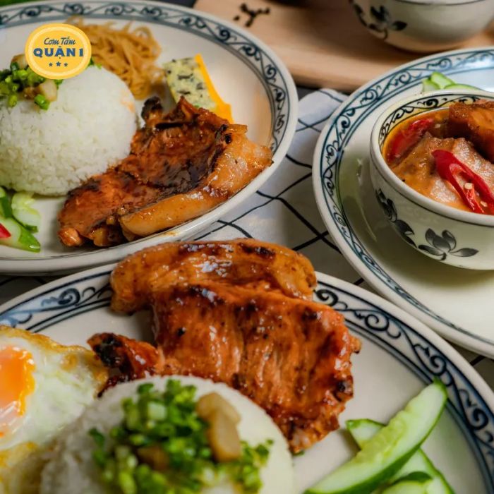 Cơm Tấm Quận 1 - Nghệ Thuật Trình Bày Đầy Sáng Tạo