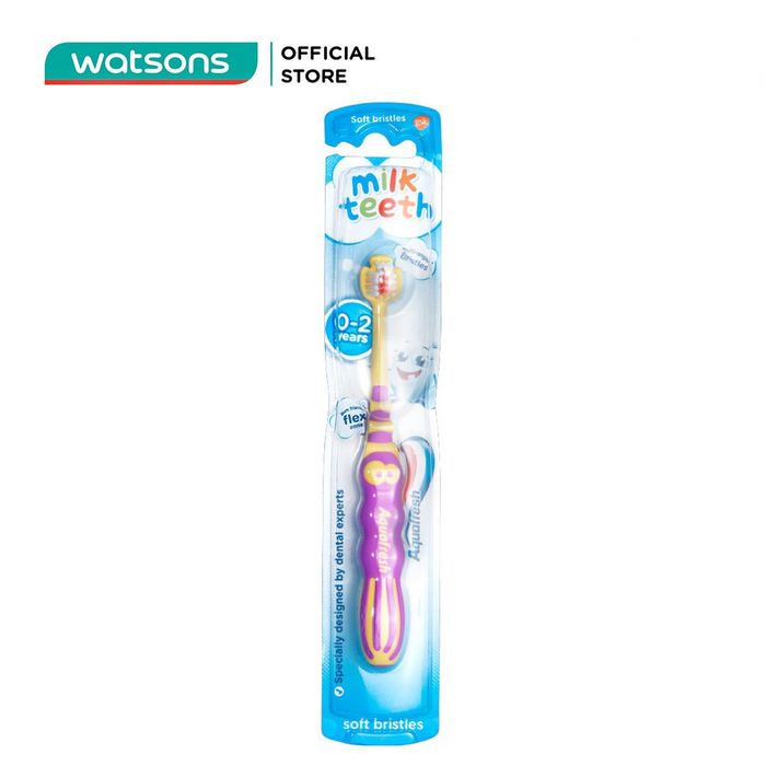 Hình ảnh thực tế bàn chải Aquafresh Kid Milk Teeth từ nhiều góc chụp