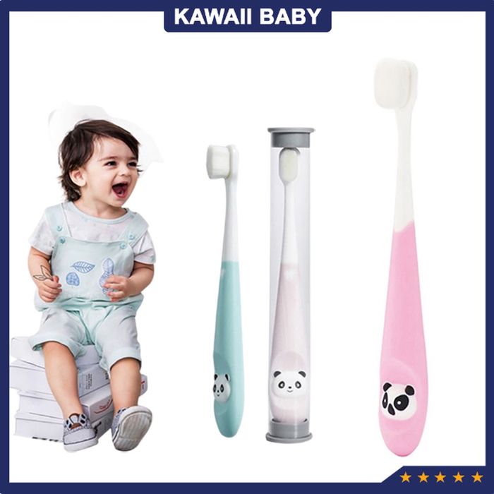 Hình ảnh thực tế bàn chải lông tơ siêu mềm từ nhiều góc độ