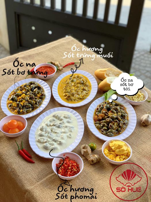 Không gian ấm cúng tại Quán Sò Huế