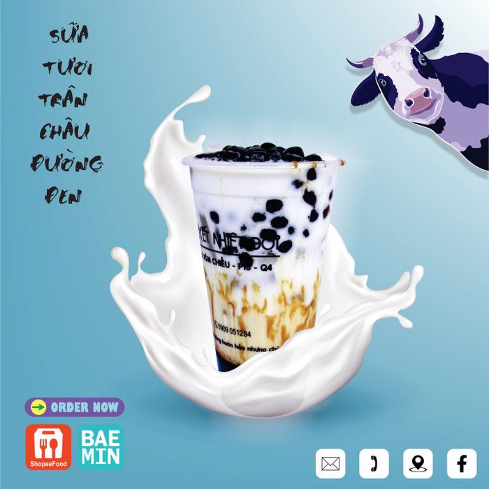 Những ly trà sữa bắt mắt tại Trà Sữa Tuyết Nhiệt Đới - Nghệ thuật pha chế đỉnh cao