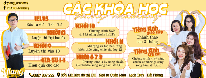 Không gian học tập tại YLANG Academy