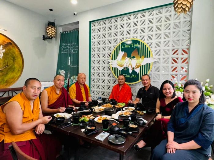 Nghệ thuật trình bày món chay tại Tâm An