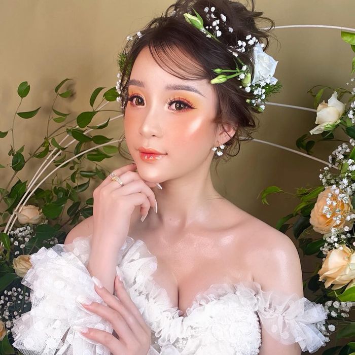 Hình ảnh tác phẩm trang điểm tinh tế của Linh Chi Make Up