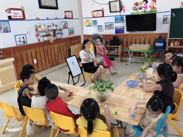 Hình ảnh Mầm non tư thục Thiên Thần Nhỏ – Khoảnh khắc đáng yêu của bé