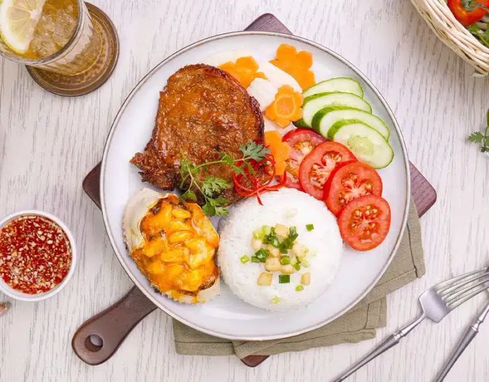Cơm tấm Bình Thạnh ngon, giá phải chăng