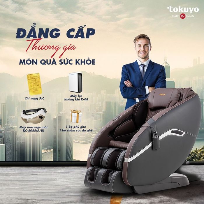 Hình ảnh 2 - Ghế Massage Nhật Bản Tokuyo