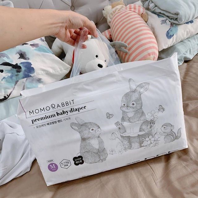 Hình ảnh thực tế Tã Dán Momo Rabbit phiên bản Hàn Quốc - Ảnh 2