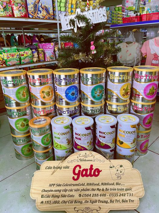 Hệ thống sản phẩm đa dạng tại Cửa Hàng Sữa Gato