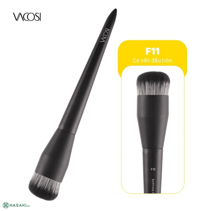 Cọ Nền Đầu Tròn Vacosi Buffing Foundation Brush F11