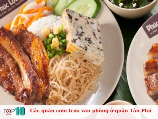 Danh sách các quán cơm trưa văn phòng tại quận Tân Phú