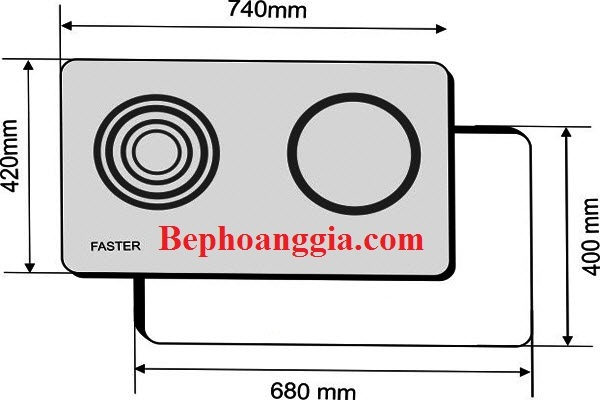 Bếp điện từ Faster FS 2CE