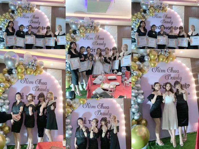 Hình ảnh thực tế tại Viện đào tạo thẩm mỹ Kim Thoa