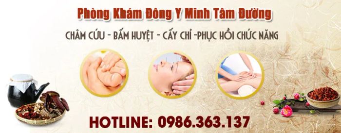 Hình ảnh phòng khám Minh Tâm Đường - không gian trị liệu chuẩn Y học cổ truyền