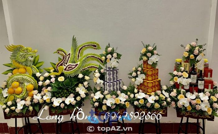 Địa chỉ cung cấp dịch vụ làm mâm quả cưới hỏi tại TP. Thanh Hóa là nơi bạn có thể tìm thấy sự kết hợp hoàn hảo giữa chất lượng và sự sáng tạo, mang đến cho bạn những lựa chọn tuyệt vời cho ngày trọng đại.
