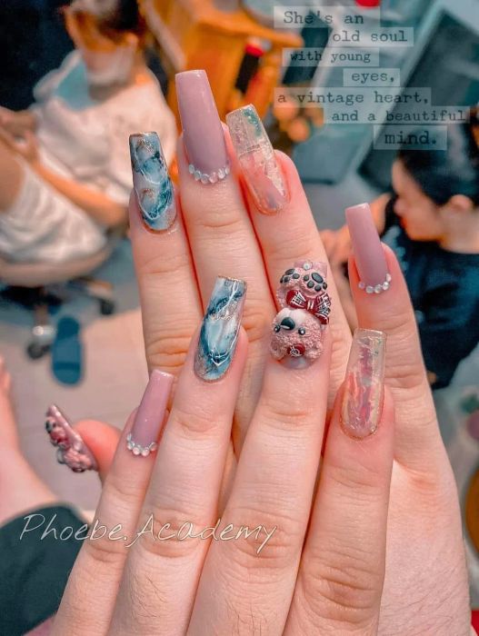Hình ảnh thực tế tại Học viện Nail Phoebe