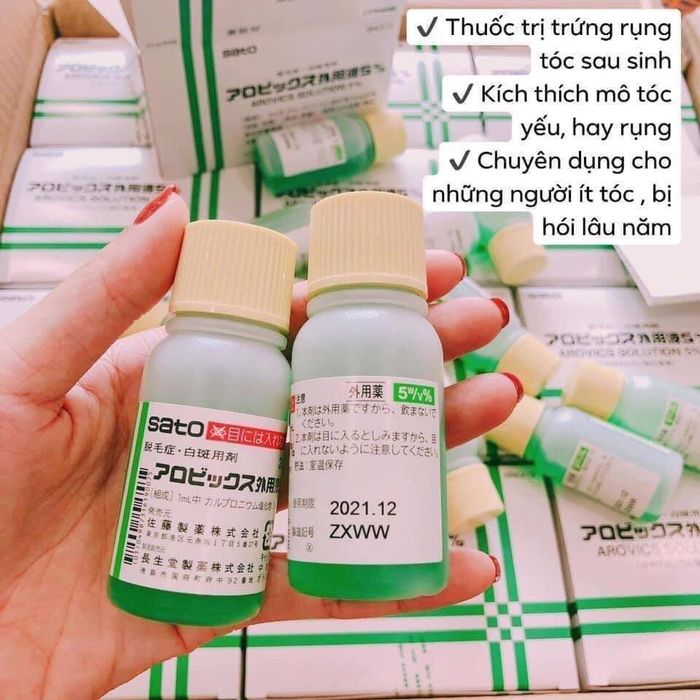 Tinh Chất Kích Thích Mọc Tóc Thảo Dược Sato ảnh 2
