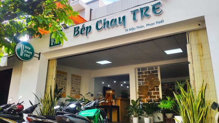 Không gian tĩnh lặng tại Bếp Chay TRE