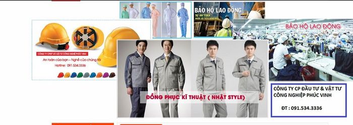 Bộ sưu tập thiết bị bảo hộ đa ngành nghề của Phúc Vinh