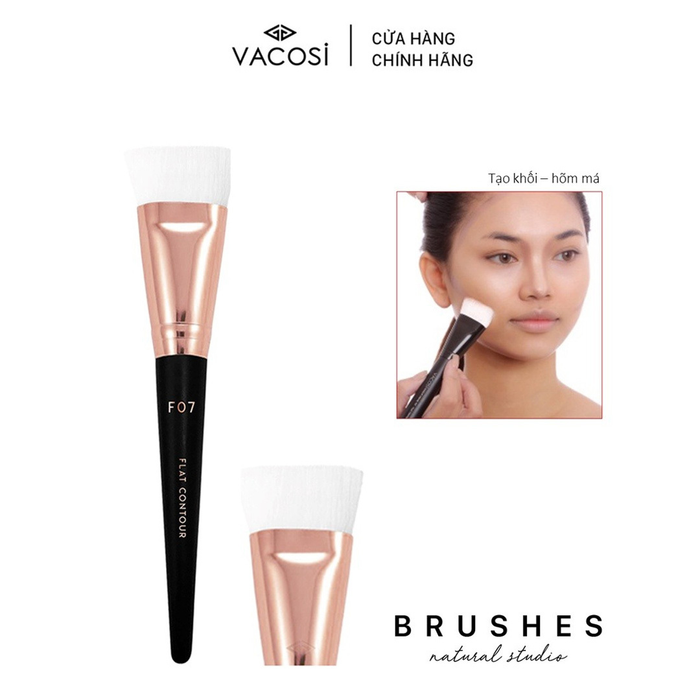 Cọ Đánh Khối Vacosi Đầu Dẹp F07