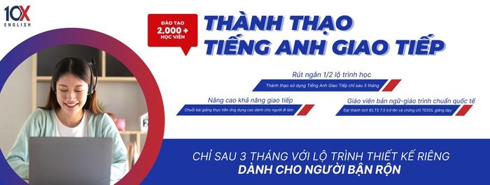 Mô hình lớp học năng động tại 10X English