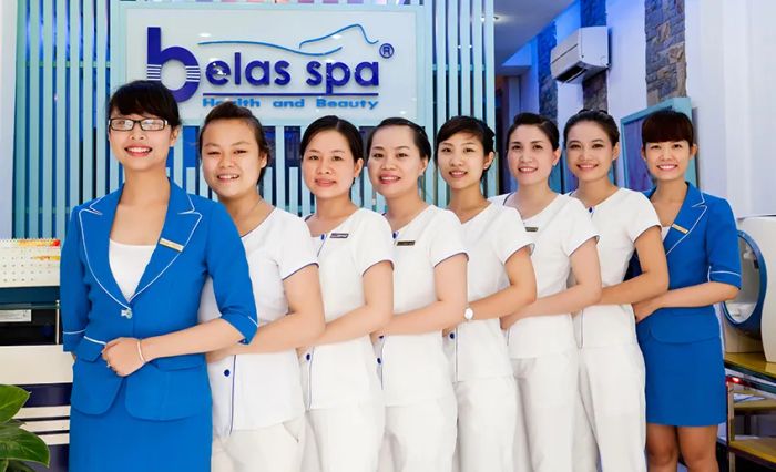 Hình ảnh trải nghiệm dịch vụ cao cấp tại Belas Beauty Clinic
