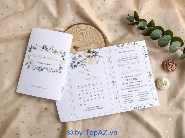 Thiệp cưới Tơ Hồng - nơi gửi gắm những thông điệp yêu thương