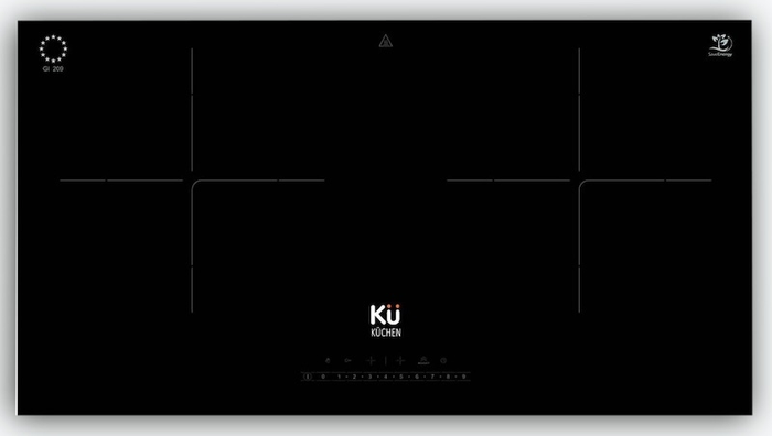 Bếp từ Kuchen KU GI 209 tích hợp công nghệ Inverter tiết kiệm điện năng (Ảnh: Kuchen).