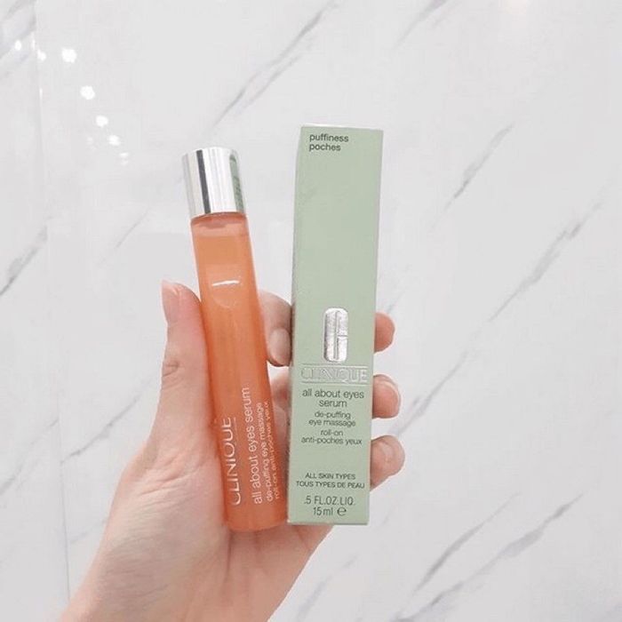 Tinh chất chống quầng thâm và bọng mắt Clinique All About Eyes Serum De-Puffing Eye Massage ảnh 1