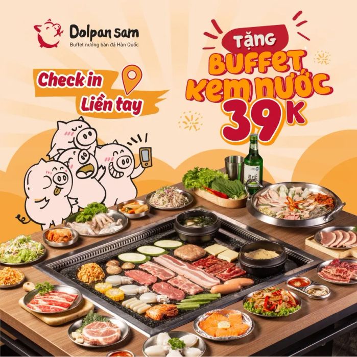 Dolpan Sam - Nướng bàn đá Hàn Quốc ảnh 2