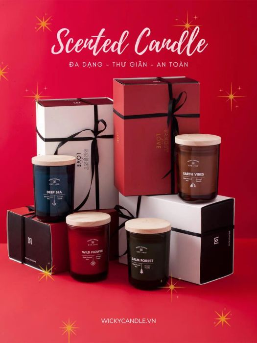 Không gian trưng bày sang trọng tại Wicky Candle