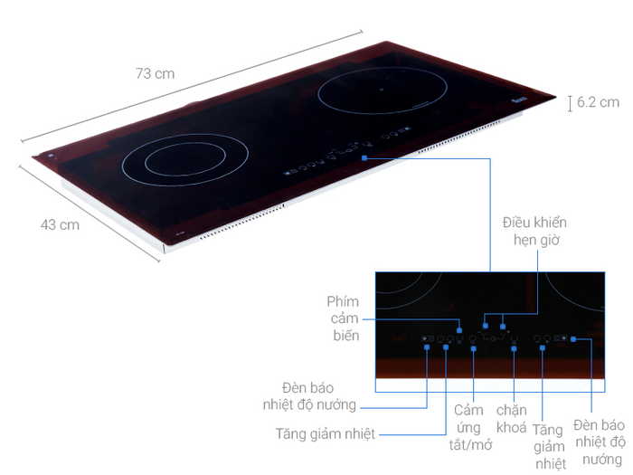 Bếp từ hồng ngoại Teka IR 720