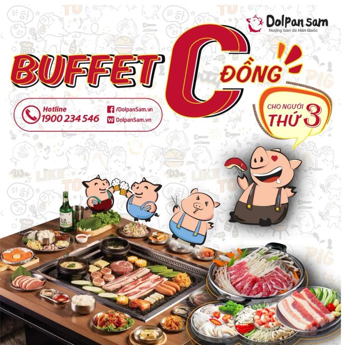 Dolpan Sam - Nướng bàn đá Hàn Quốc ảnh 1