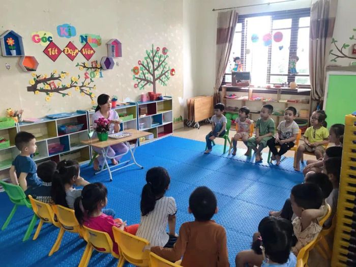 Mầm non Sao Việt ảnh 2 - Không gian học tập sáng tạo đầy cảm hứng