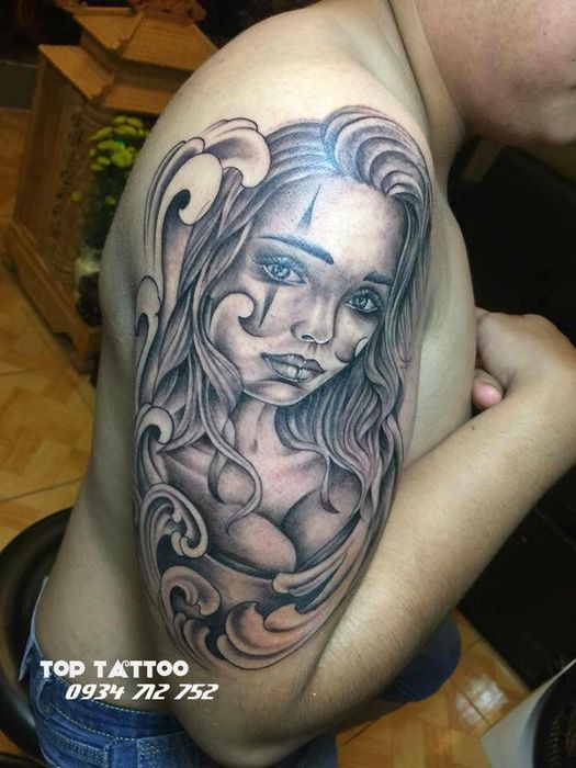 Tác phẩm nghệ thuật ấn tượng tại Tốp Tattoo Huế