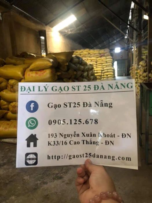 Sản phẩm gạo ST25 chính hãng tại Đà Nẵng