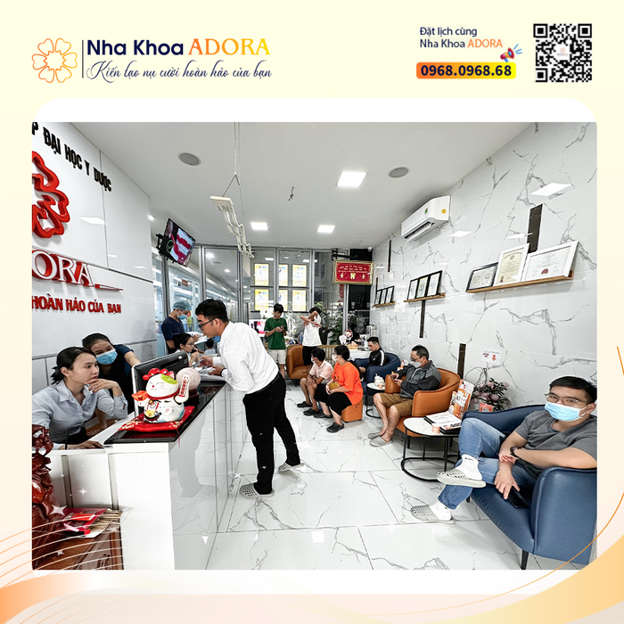 Hình ảnh phòng khám hiện đại tại Nha khoa Adora Sài Gòn