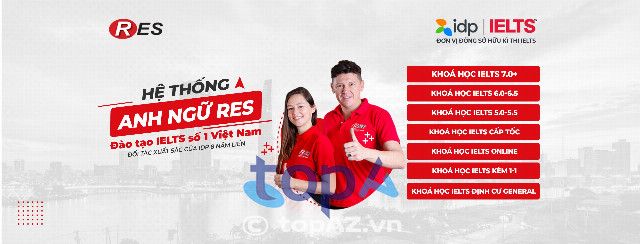 Hệ thống Anh ngữ RES được biết đến như trung tâm luyện thi IELTS uy tín hàng đầu tại Đắk Lắk, cam kết chất lượng đào tạo và hiệu quả vượt trội.