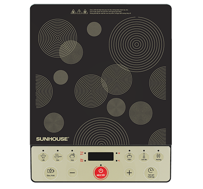 Bếp từ dương 1 vùng nấu Sunhouse SHD6162