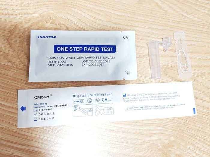 Que test covid ngoáy mũi Sar - CoV - 2 Antigen Schnelltest Hightop của Nhà thuốc iCare ảnh 1