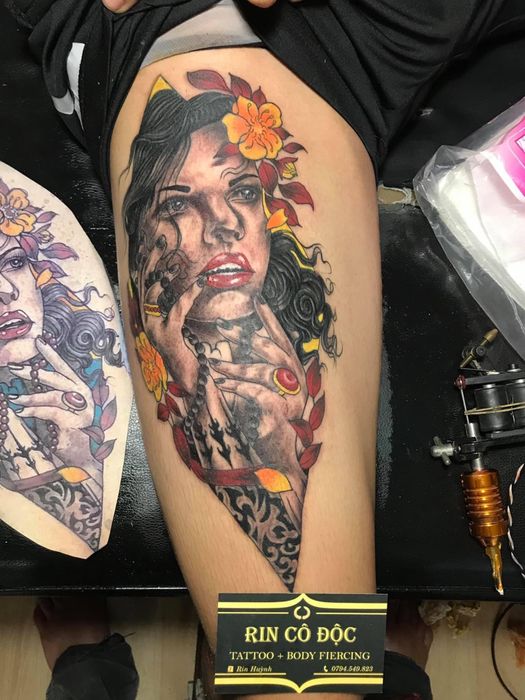 Tác phẩm nghệ thuật đặc sắc tại Rin Cô Độc Tattoo
