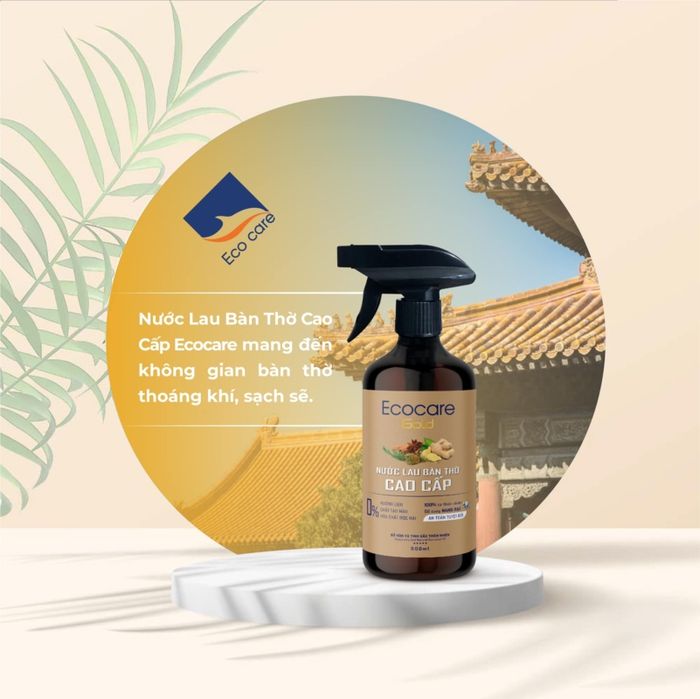 Ảnh minh họa sản phẩm nước lau bàn thờ Ecocare